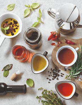 Essig, Öl & Gewürze